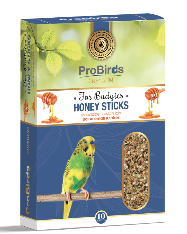 PRO BİRDS Ballı Muhabbet Krakeri 10'LU