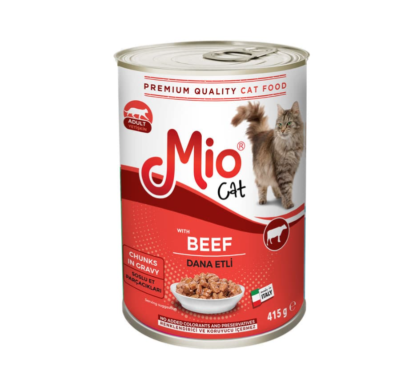 Mio Dana Etli Parça Etli 415 Gr Kedi Konservesi 10 Adet