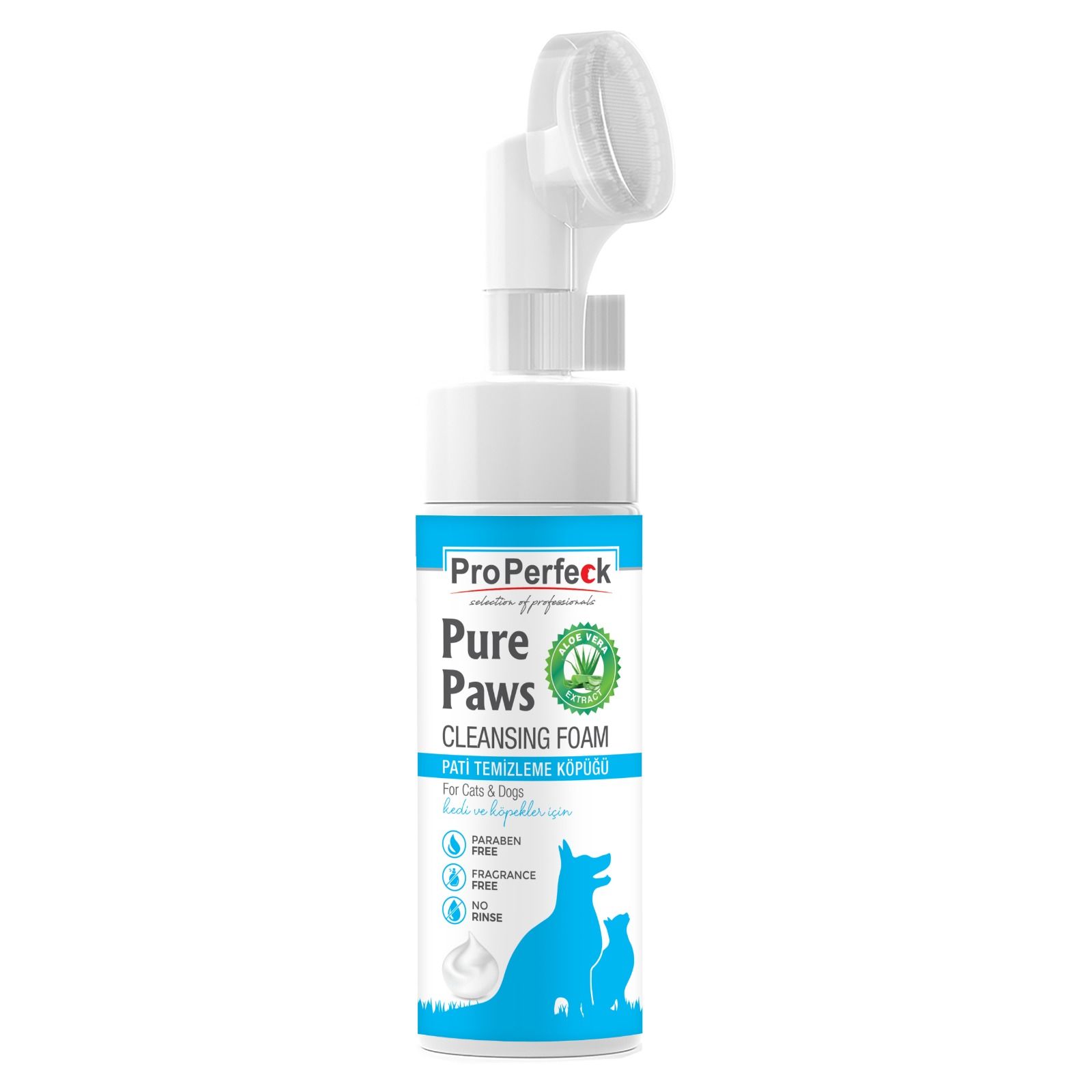 Pro Perfeck Kedi ve Köpek Pati Temizleme Bakım Köpüğü 150 ML