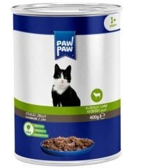 PAW PAW KEDİ KUZU ETLİ GRAVY 400 GR KONSERVE 24 ADET