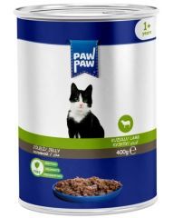PAW PAW KEDİ KUZU ETLİ GRAVY 400 GR KONSERVE 24 ADET