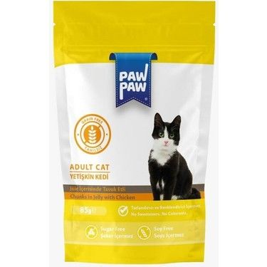 PAW PAW KEDİ TAVUK ETLİ 85 GR POUCH 24 ADET