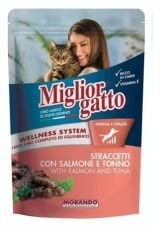 Miglior Gatto Pouch Somon Ve Tuna Yetişkin Kedi Yaş Maması 100gr 24 ADET