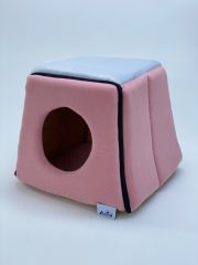 FERMUARLI ÜÇ FONKSİYONLU KEDİ KÖPEK YATAĞI