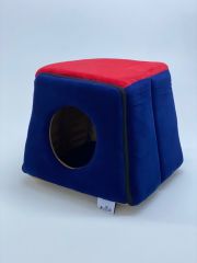 FERMUARLI ÜÇ FONKSİYONLU KEDİ KÖPEK YATAĞI