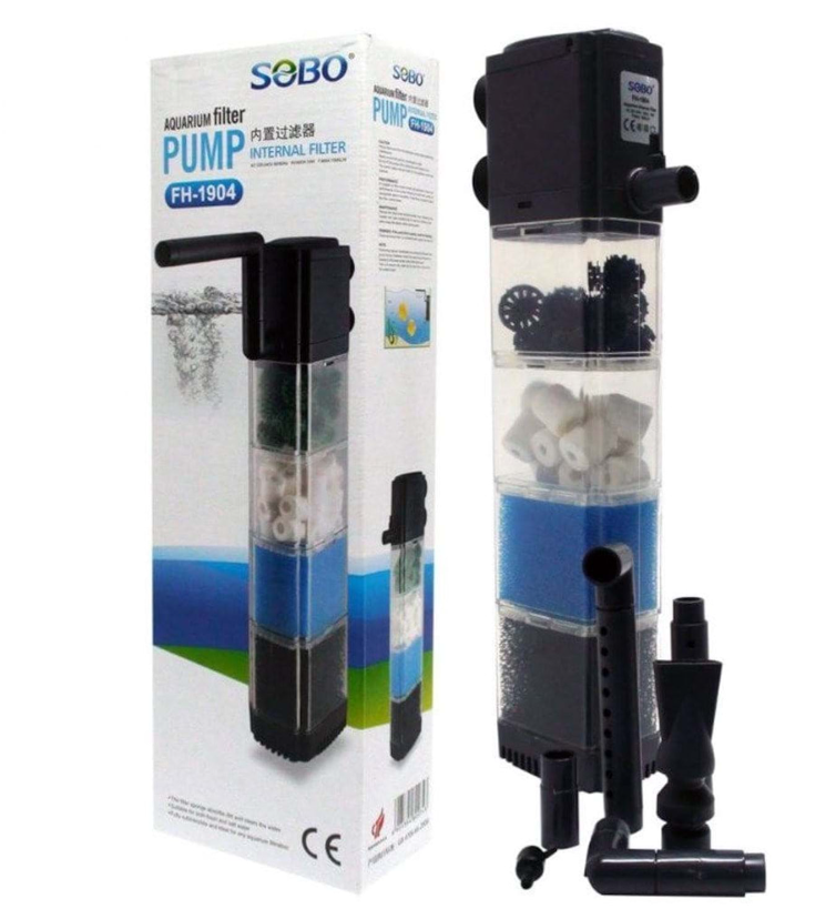 Sobo FH-1904 Akvaryum Iç Filtresi 1500 Lt/saat-19W
