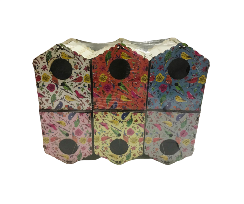 BASKILI ÇATILI YUVA 6 ADET