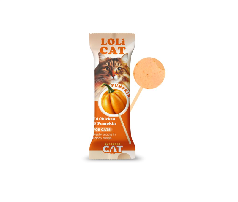 EuroGold Cat LoliCat FD Kedi Ödülü Balkabaklı 1,5 Gr (15 li)