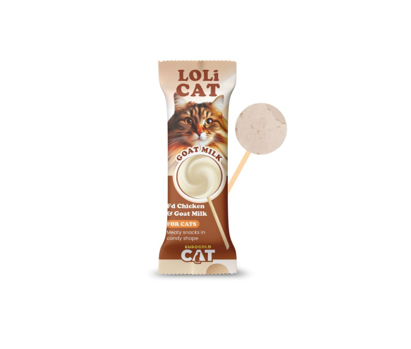 EuroGold Cat LoliCat FD Kedi Ödülü Keçi Sütlü 1,5 Gr (15 li)