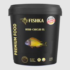 FISHKA PREMIUM HERB-CHICLID XL GRANÜL YEM 10 LT 3 KG