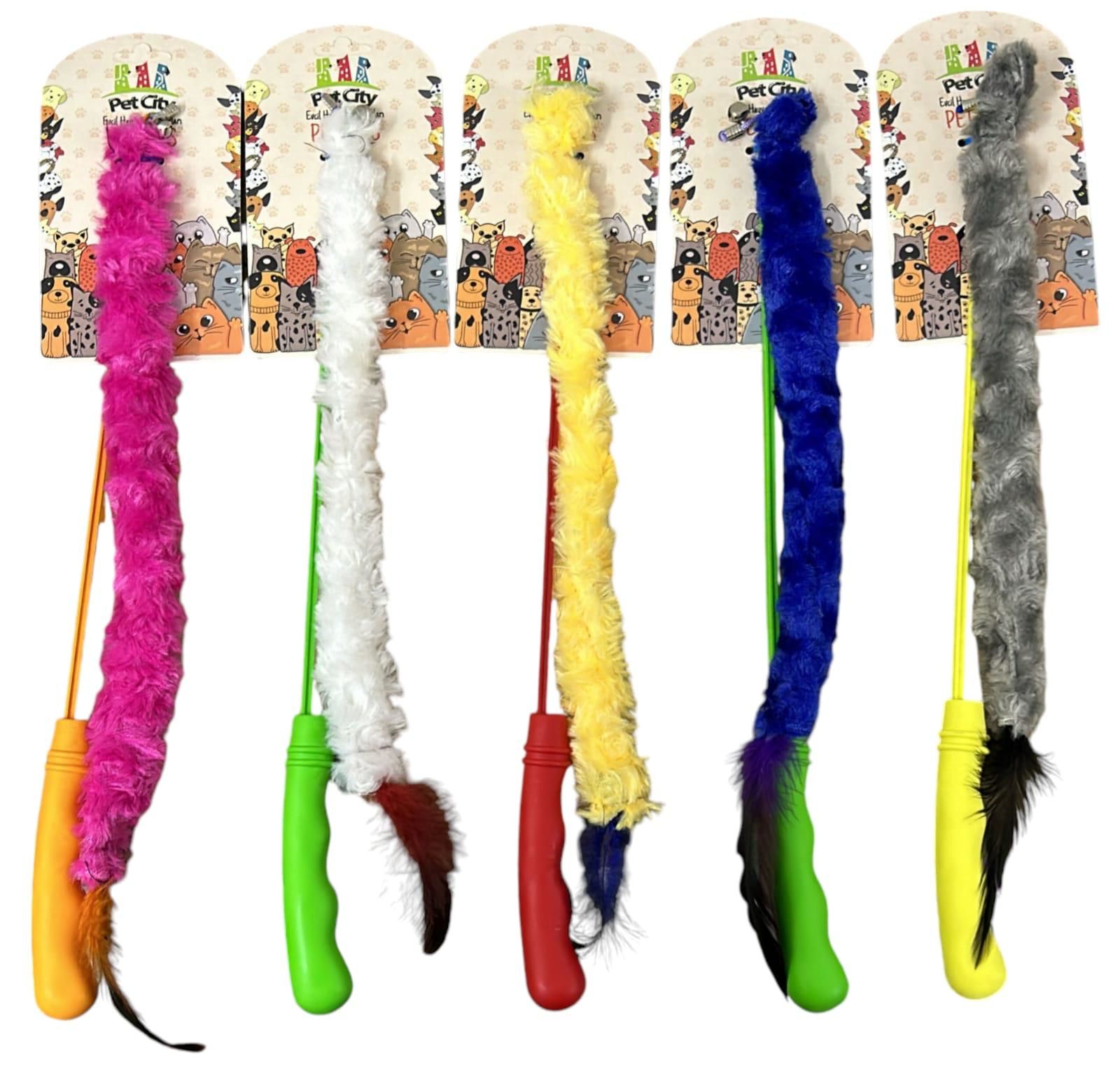 WALKY PAW KEDİ OYUNCAĞI OLTA PELUŞ SOLUCAN