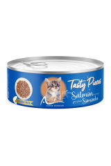 ALPHA PET YAVRU KEDİ SOSLU GOURMET SOMONLU 100 GR. 24'LÜ