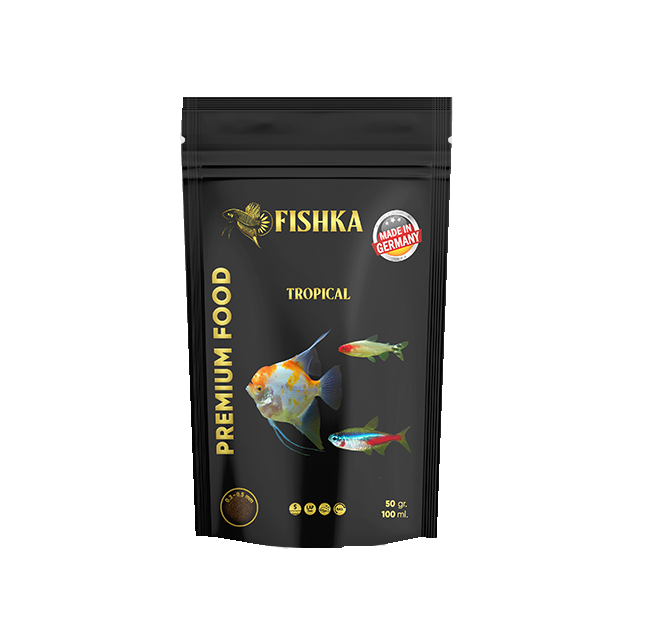 FISHKA PREMIUM TROPICAL 100 ML SÜS BALIKLARI İÇİN GRANÜL YEM