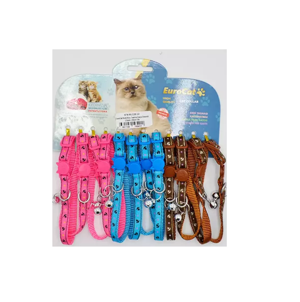 EuroCat Kedi Boy. Tasma Çapa Desenli 10mm-28cm 12