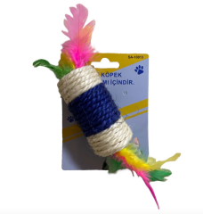 Hasır İp Sargılı Oyuncak 8 x 3.5 cm