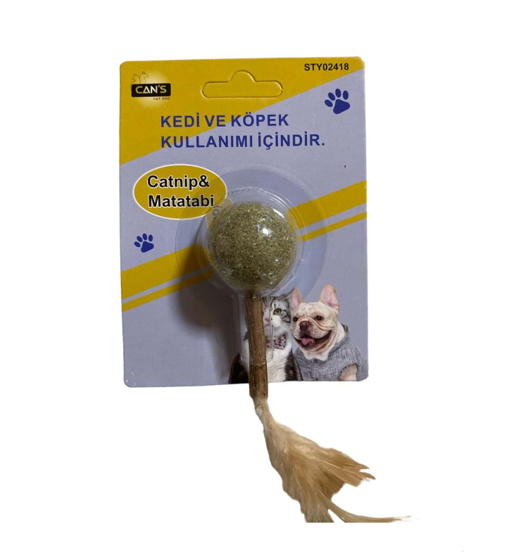 Catnip Matatabi Toplu Tüylü Oyuncak 15x3 Cm