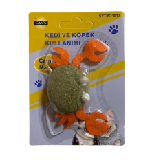 Catnip Matatabi Yengeç Oyuncak 10 x 6 cm