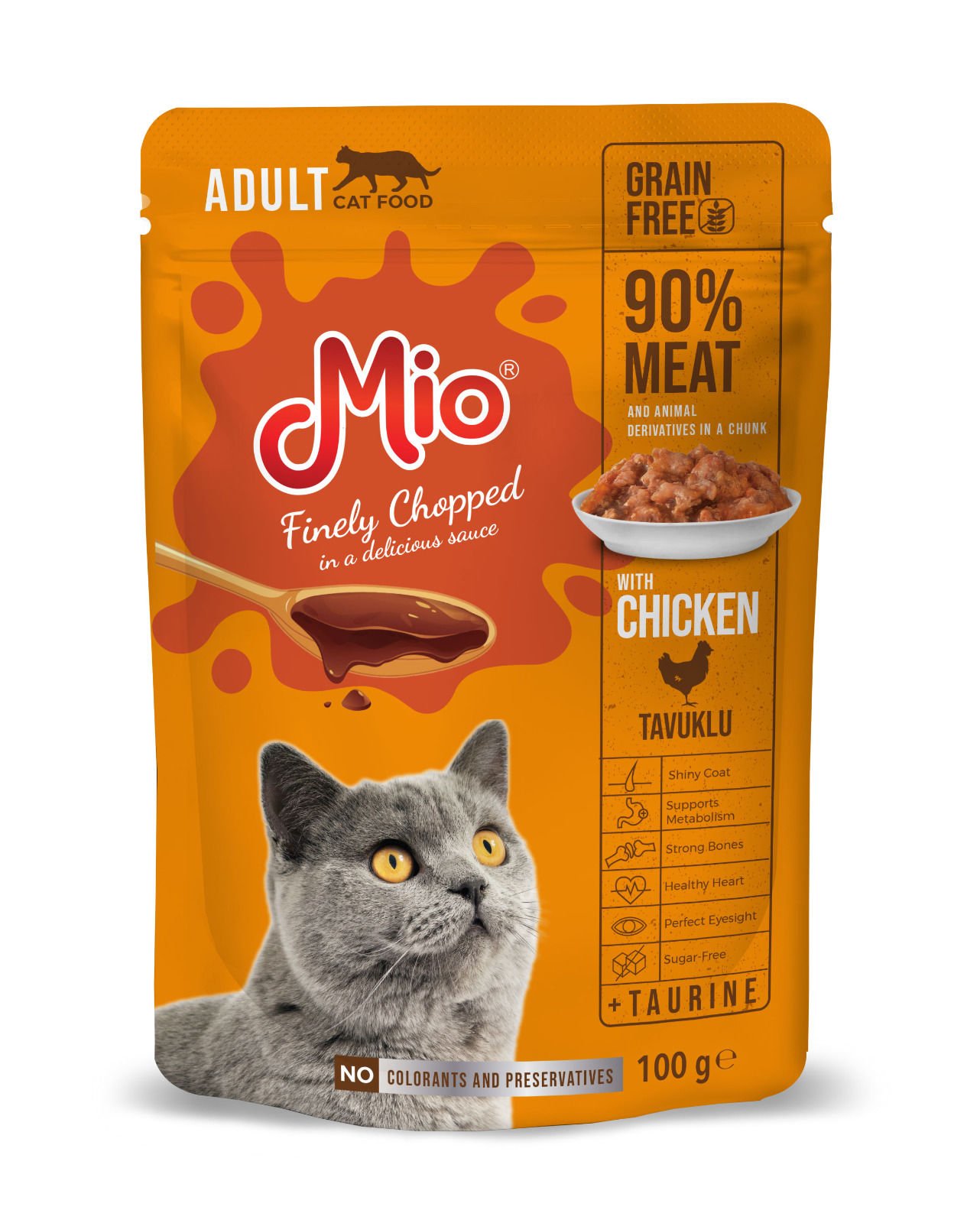Mio Pouches Tavuklu 100 GR 24 ADET