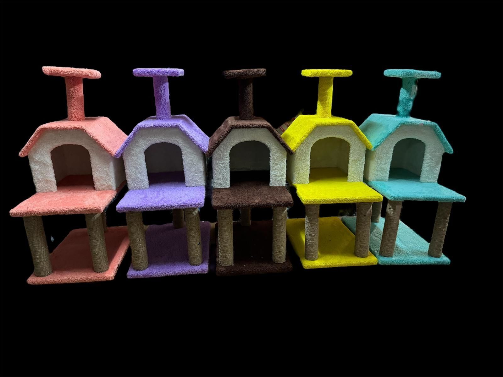 BRS08 3 Katlı Kedi Evi