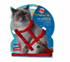 Eurocat Kedi Göğüs Tasması Kırmızı