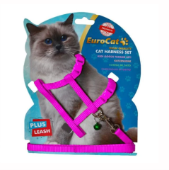 Eurocat Kedi Göğüs Tasması Pembe