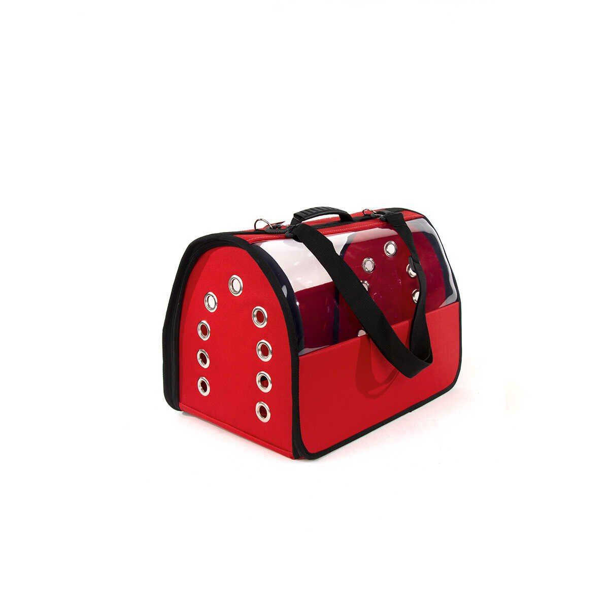 FLYBAG ŞEFFAF ÇANTA BÜYÜK BOY KIRMIZI 30x30x49 CM