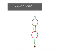 Yıldız Olimpik Halka 18 x 5 cm 10'Lu