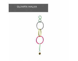 Yıldız Olimpik Halka 18 x 5 cm 10'Lu