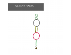 Yıldız Olimpik Halka 18 x 5 cm 10'Lu