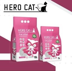 Hero Cat Pudra Kokulu Bentonit Kedi Kumu 5 Lt
