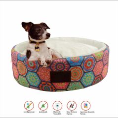 Anti Bakteriyel Yıkanabilir Koku Tutmaz Kedi Köpek Yatağı Model 1