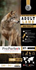 PRO PERFECK PREMİUM YETİŞKİN KUZULU KÖPEK MAMASI 15 KG