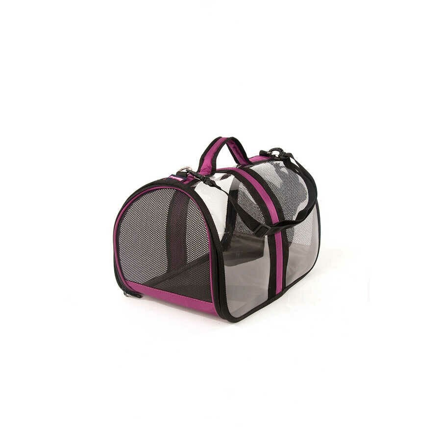 BACCO MİLANO ŞEFFAF ÇANTA MOR 44x28x28 cm