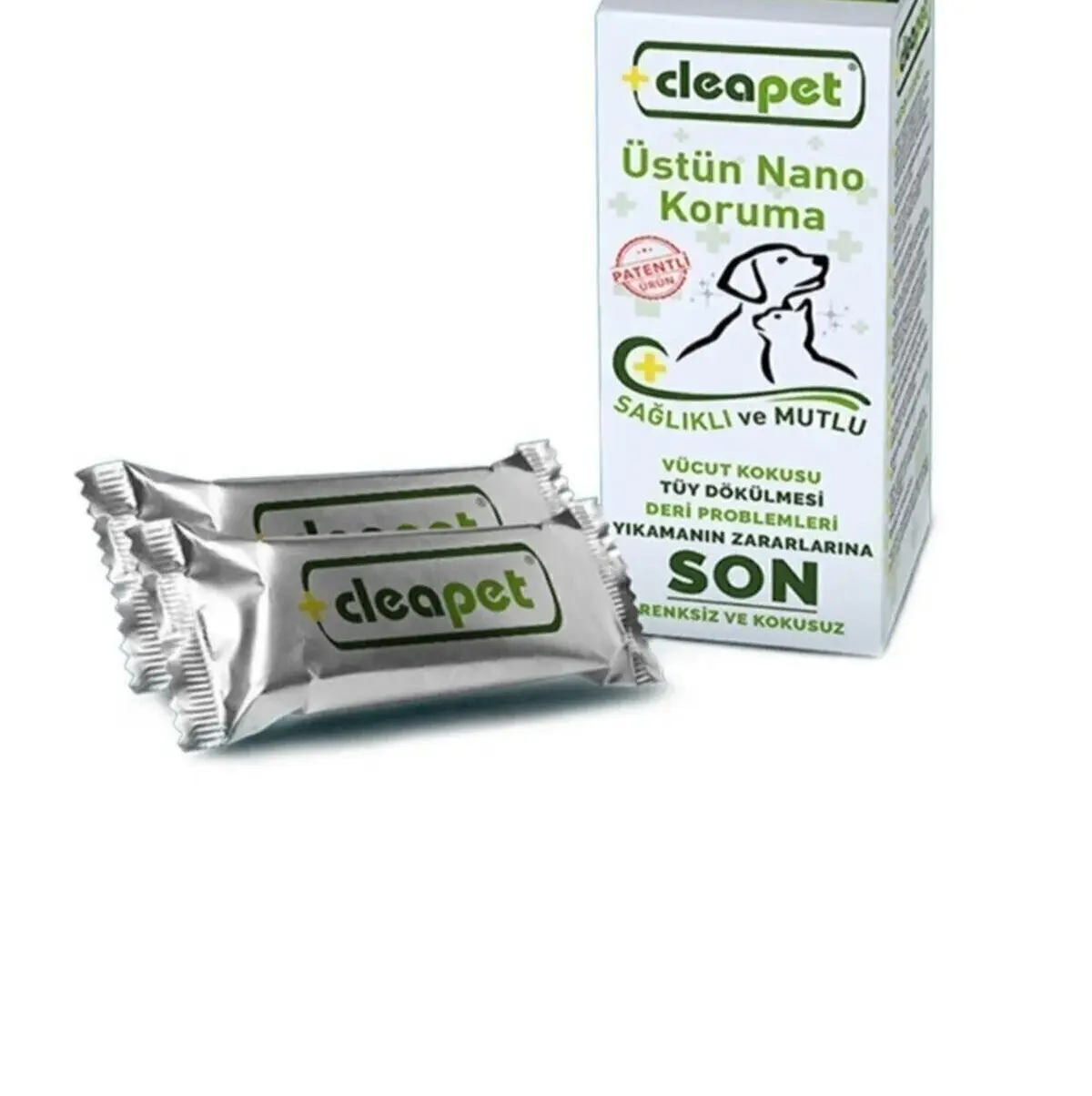 Cleapet Evcil Hayvan Antibakteriyel Nano Havlu 30x40 cm TEKLİ