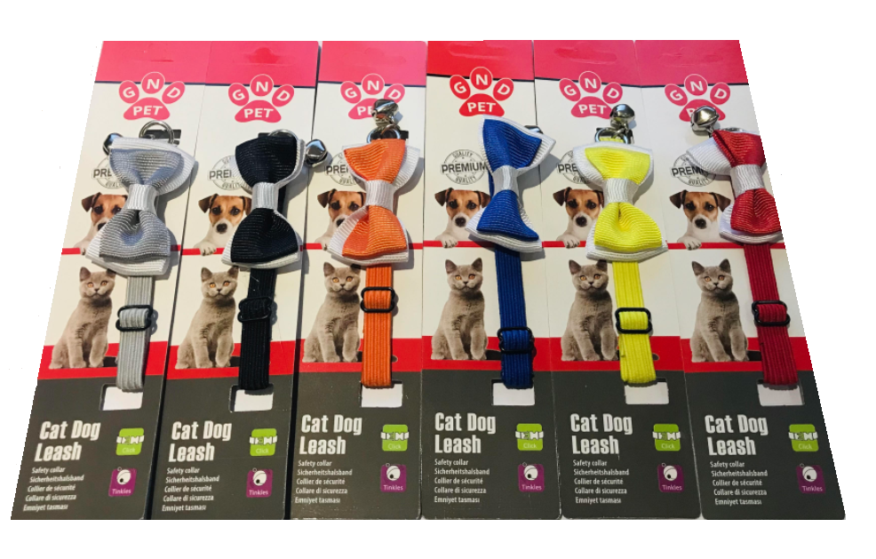 Papyon Tasarımlı Kedi Köpek Tasması 12 Adet