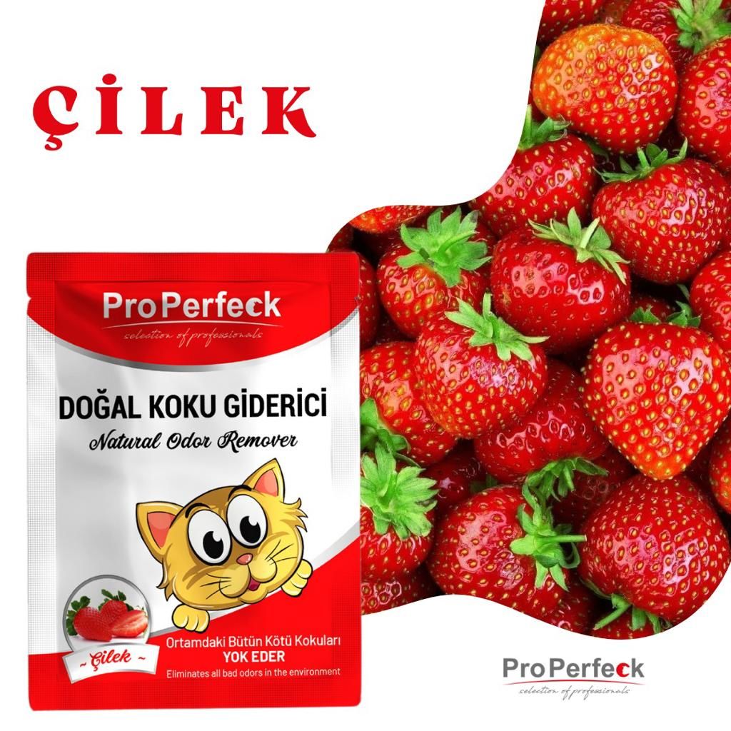 Pro Perfeck Çilek Kokulu Koku Giderici 25Gr 15'Li Paket