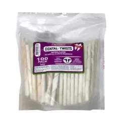 Freshy Beyaz Sütlü Burgu Çubuk Köpek Ödülü 100 Adet