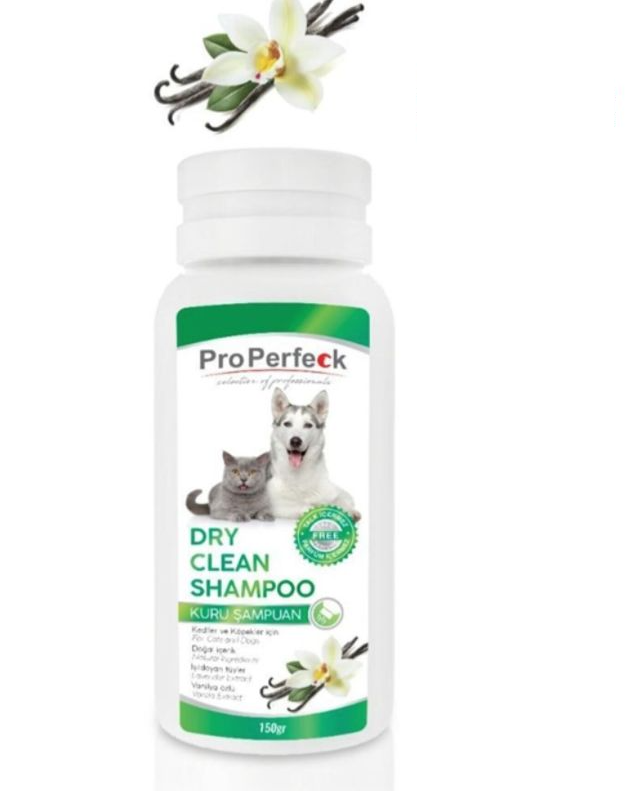 Kedi Köpek Kuru Toz Vanilyalı Kokulu Şampuan 150 Gr 6 Adet