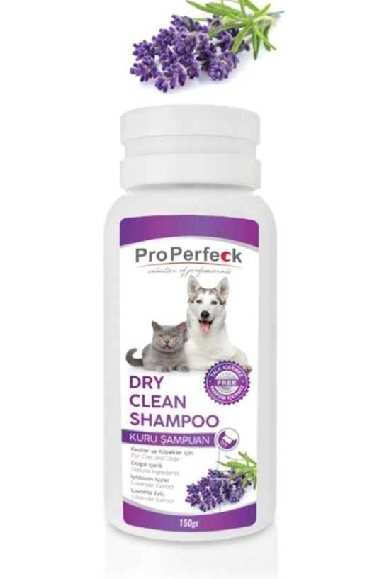 Kedi Köpek Kuru Toz Lavanta Kokulu Şampuan 150 Gr 6 Adet