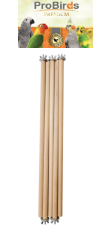 Vidalı 40 Cm tünek 5'li paket