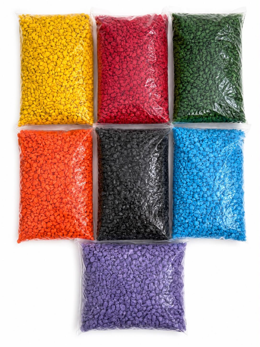 10 Kg Renkli Çakıl Taşı  Fanus Taşı Akvaryum Taşı KALIN
