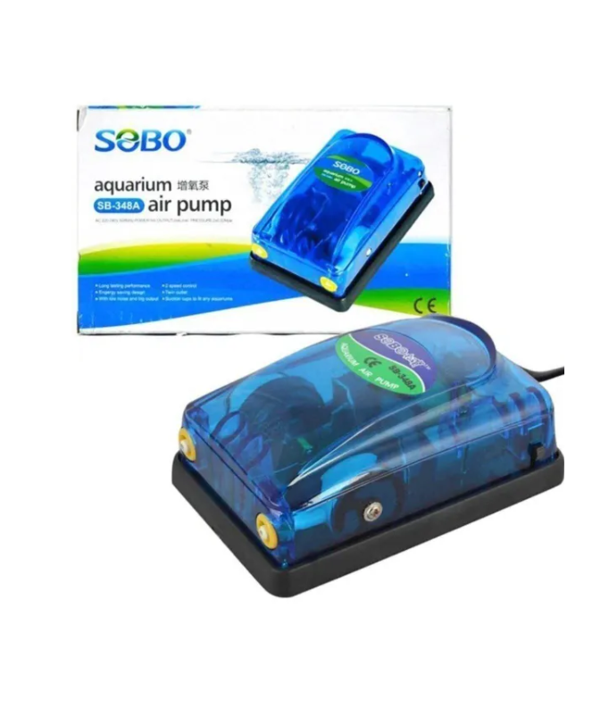 Sobo Hava Motoru Çift Çıkışlı 3,5 Lt/h 5w SB-348A