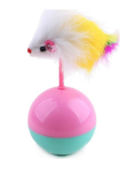 Kedi Oyun Topu Tüylü Fareli Hacı Yatmaz