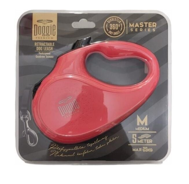 Doggie Otomatik Köpek Tasması Master MEDİUM  25 kg 5 Mt